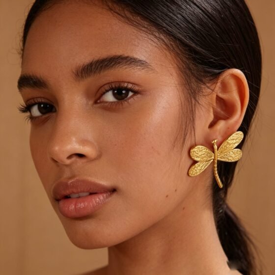 Dragonfly Vintage Earrings - view 1