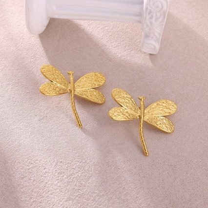 Dragonfly Vintage Earrings - view 5