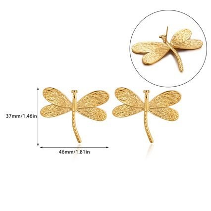 Dragonfly Vintage Earrings - view 7