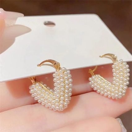 Heart Hoop Earrings No. 020 - view 3