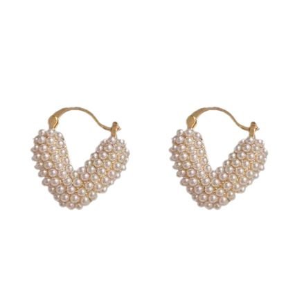 Heart Hoop Earrings No. 020 - view 7