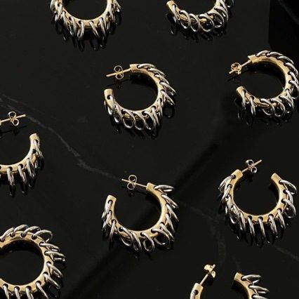 Tassel Hoop Earrings No. 024 - view 3