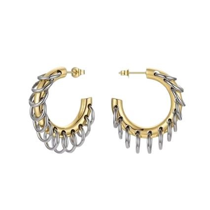 Tassel Hoop Earrings No. 024 - view 5
