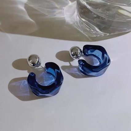 Sculptural Hoop Earrings - view 2