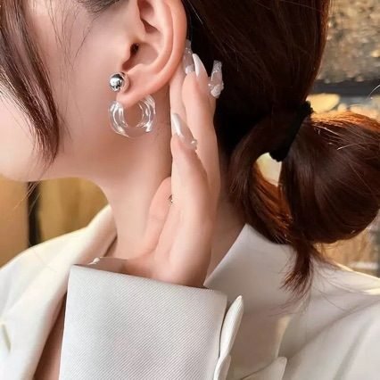 Sculptural Hoop Earrings - view 4