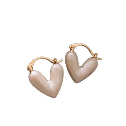 Heart Stud Earrings - view 6
