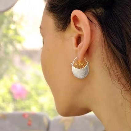Butterfly Stud Earrings - view 2