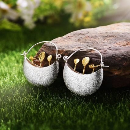 Butterfly Stud Earrings - view 3