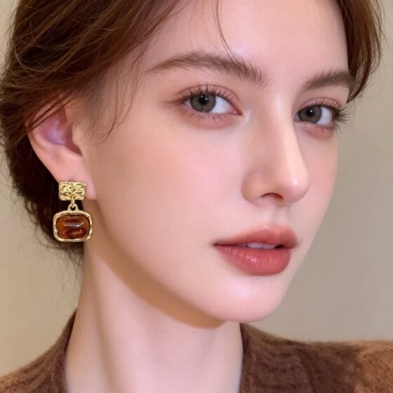 Vintage Stud Earrings - view 1