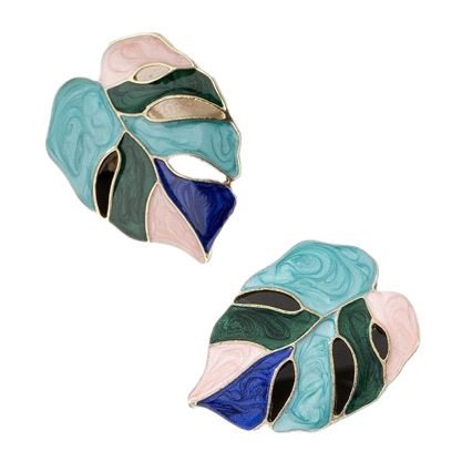 Leaf Stud Earrings - view 6