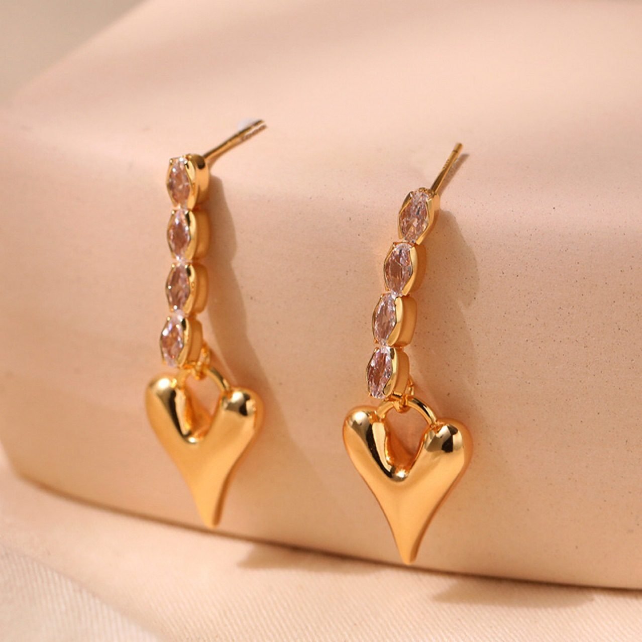 Crystal Drop Earrings - view 3