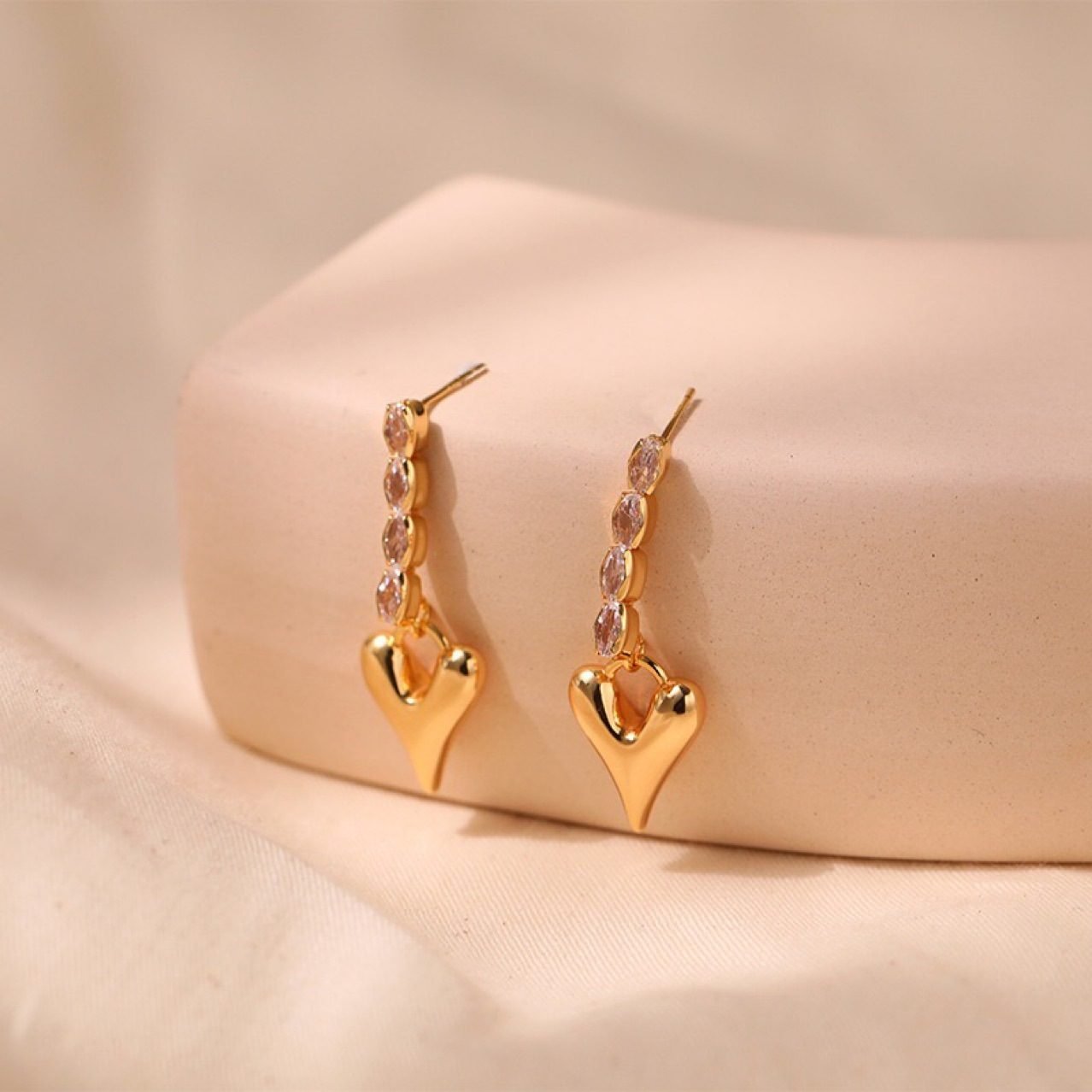 Crystal Drop Earrings - view 4