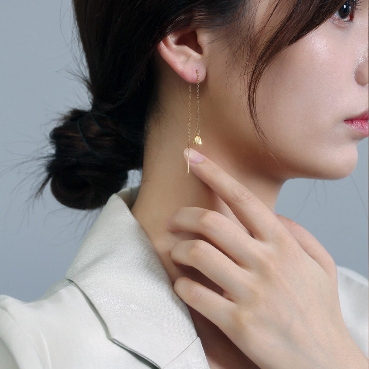 Tassel Threader Earrings - view 4