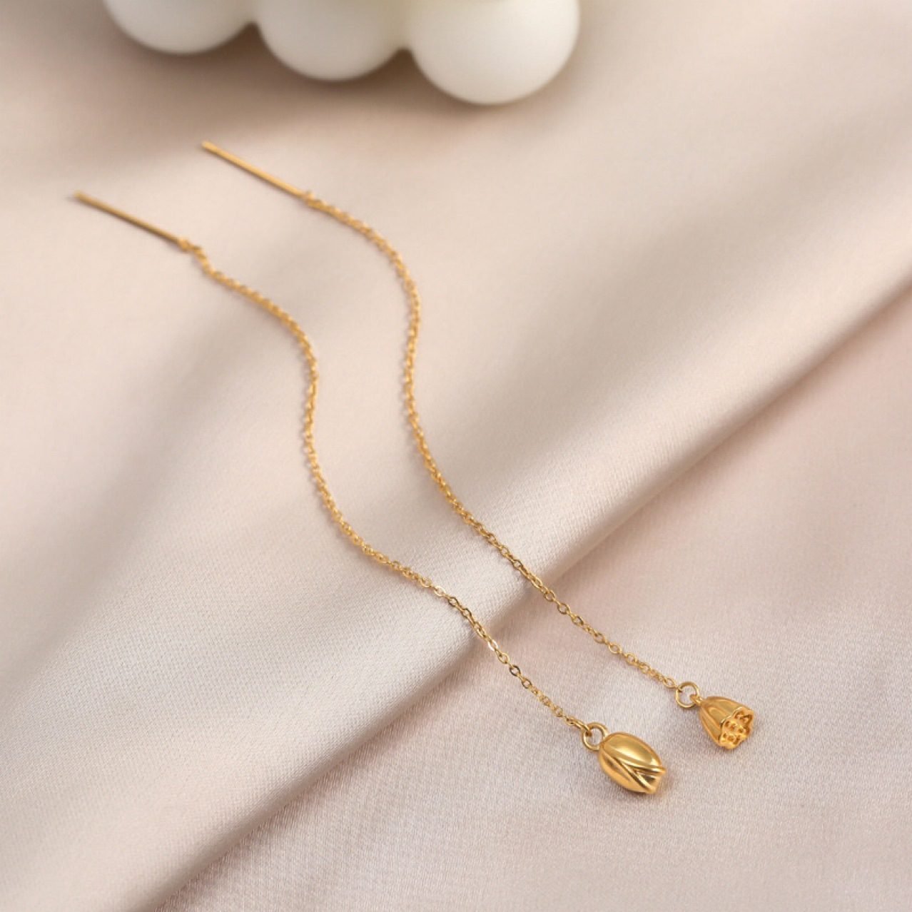 Tassel Threader Earrings - view 5