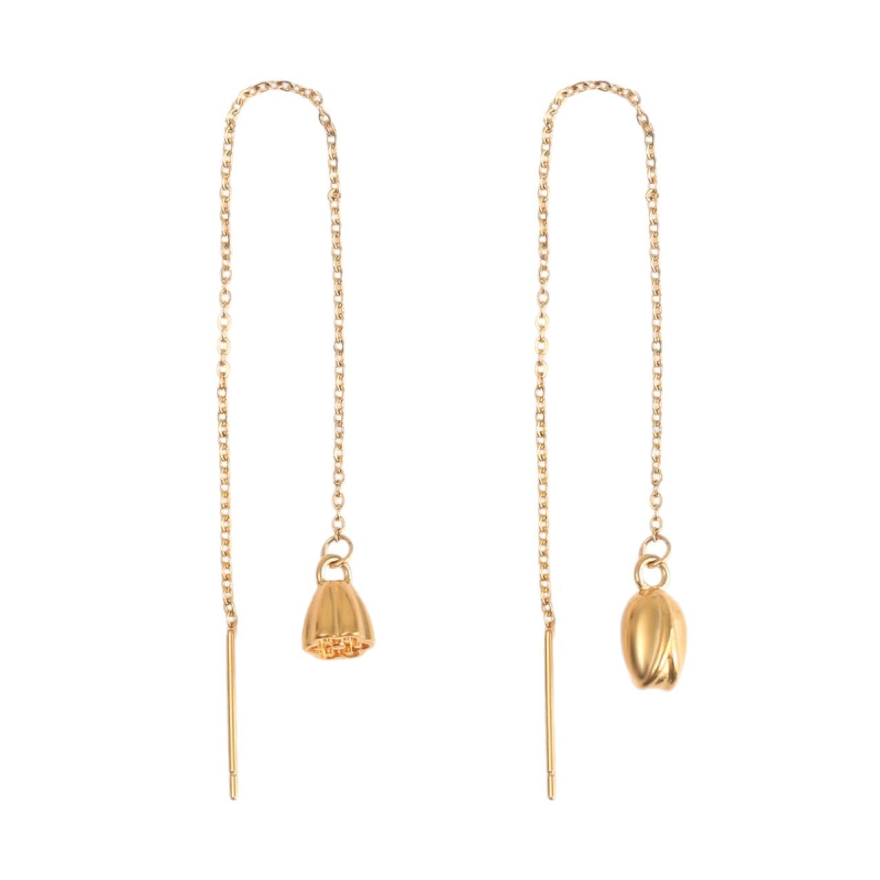 Tassel Threader Earrings - view 6