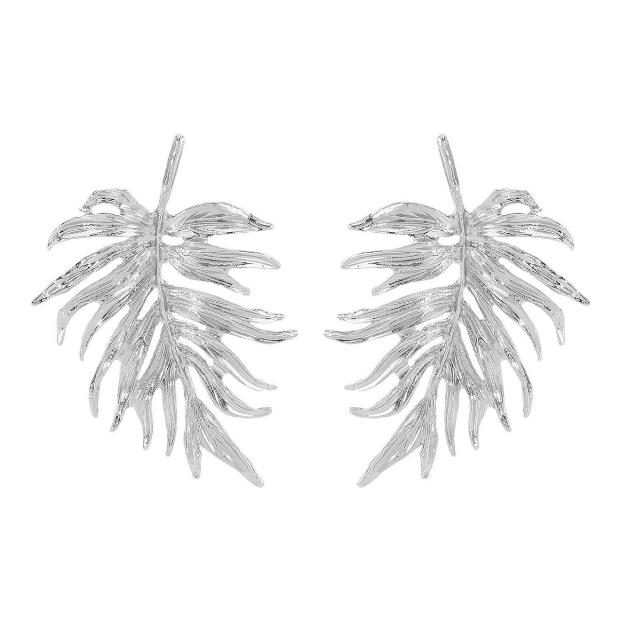 Leaf Stud Earrings No. 063 - view 5