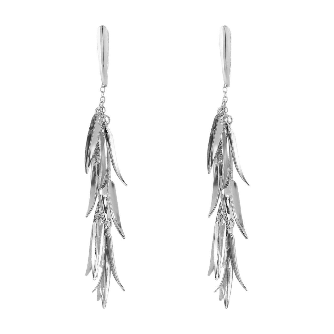 Leaf Drop Earrings - view 4
