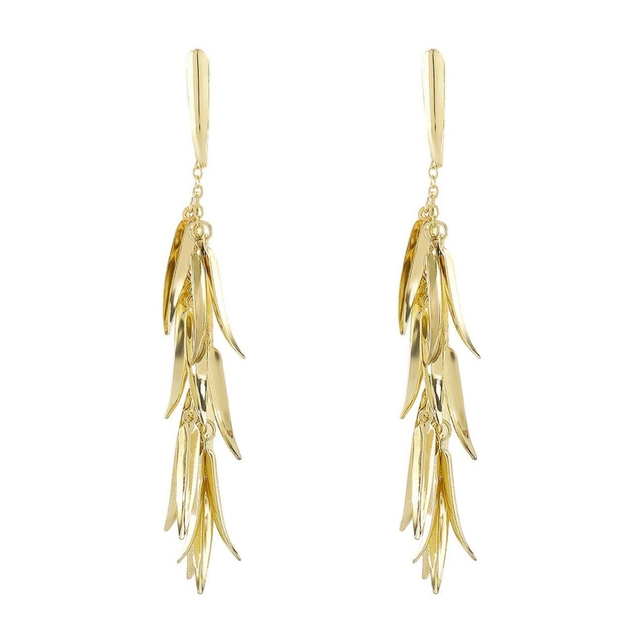 Leaf Drop Earrings - view 5