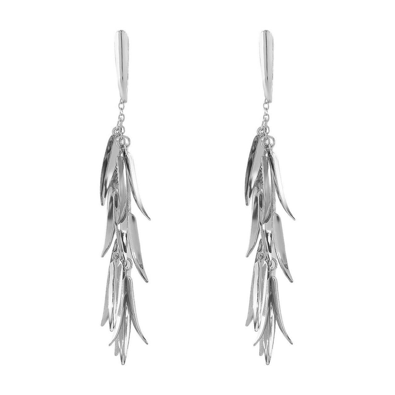 Leaf Drop Earrings - view 6