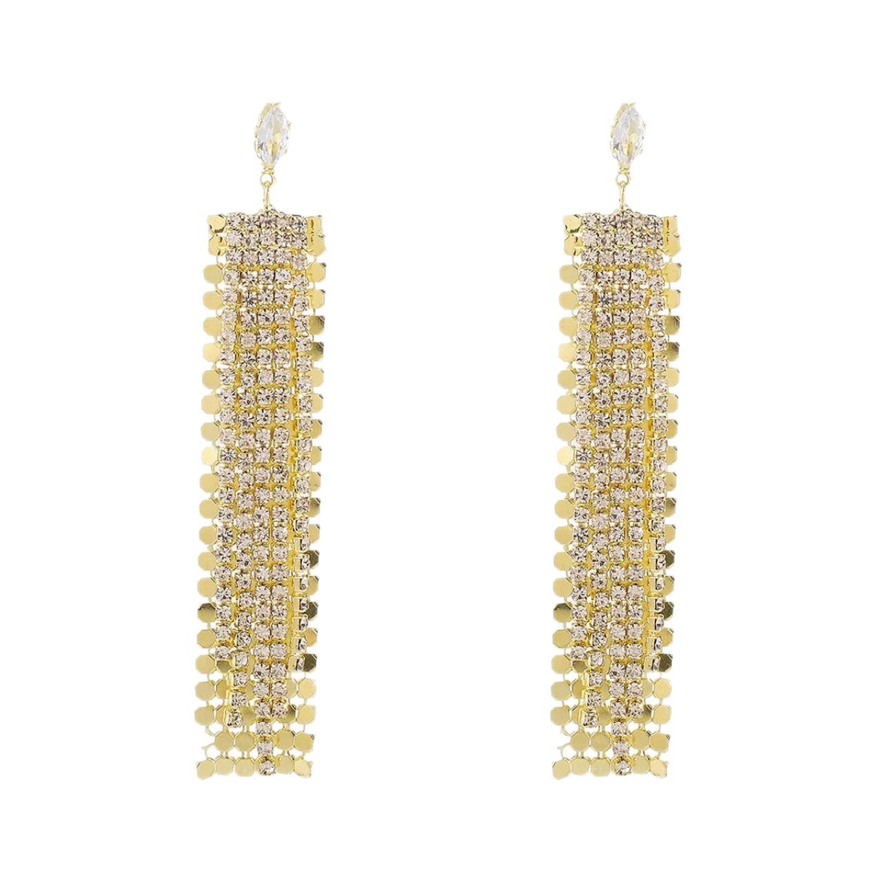 Crystal Drop Earrings No. 065 - view 5
