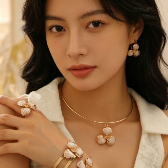 Floral Jewelry Set - view 1