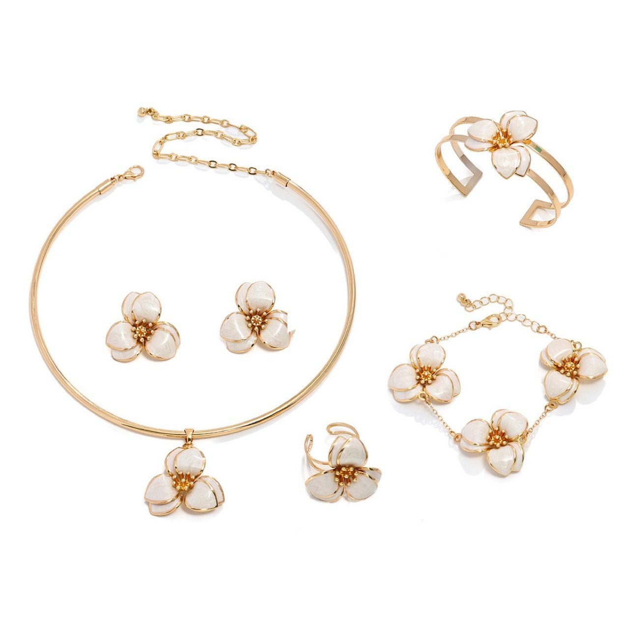 Floral Jewelry Set - view 3