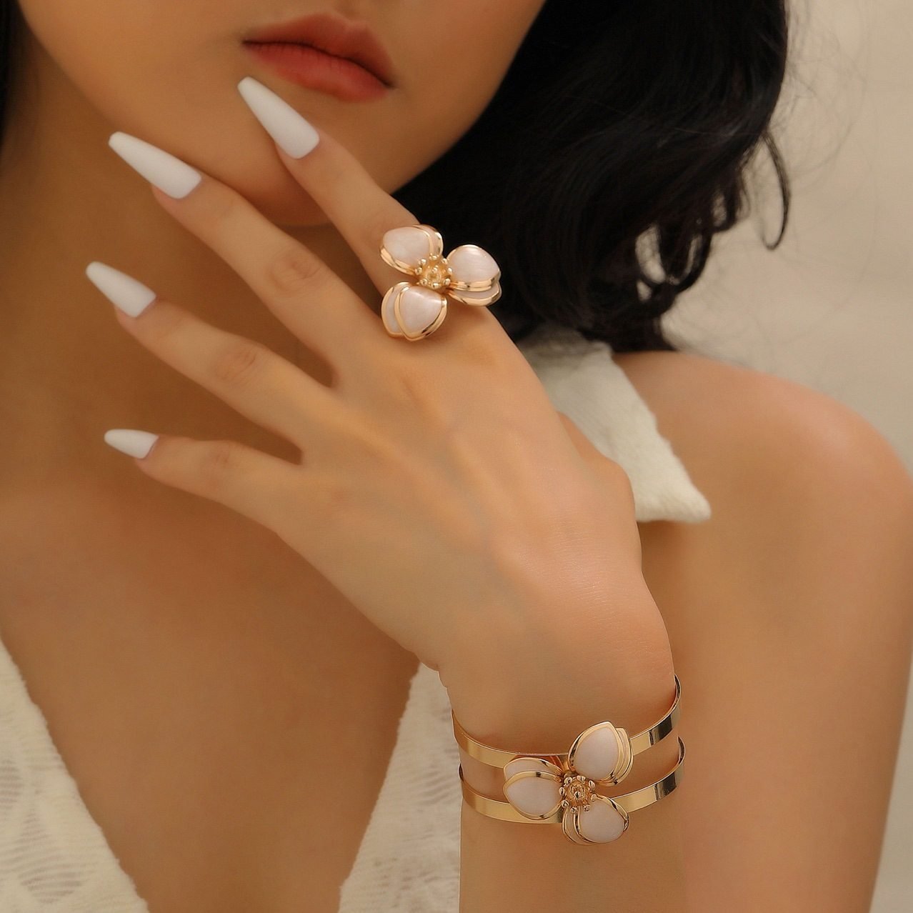 Floral Jewelry Set - view 7