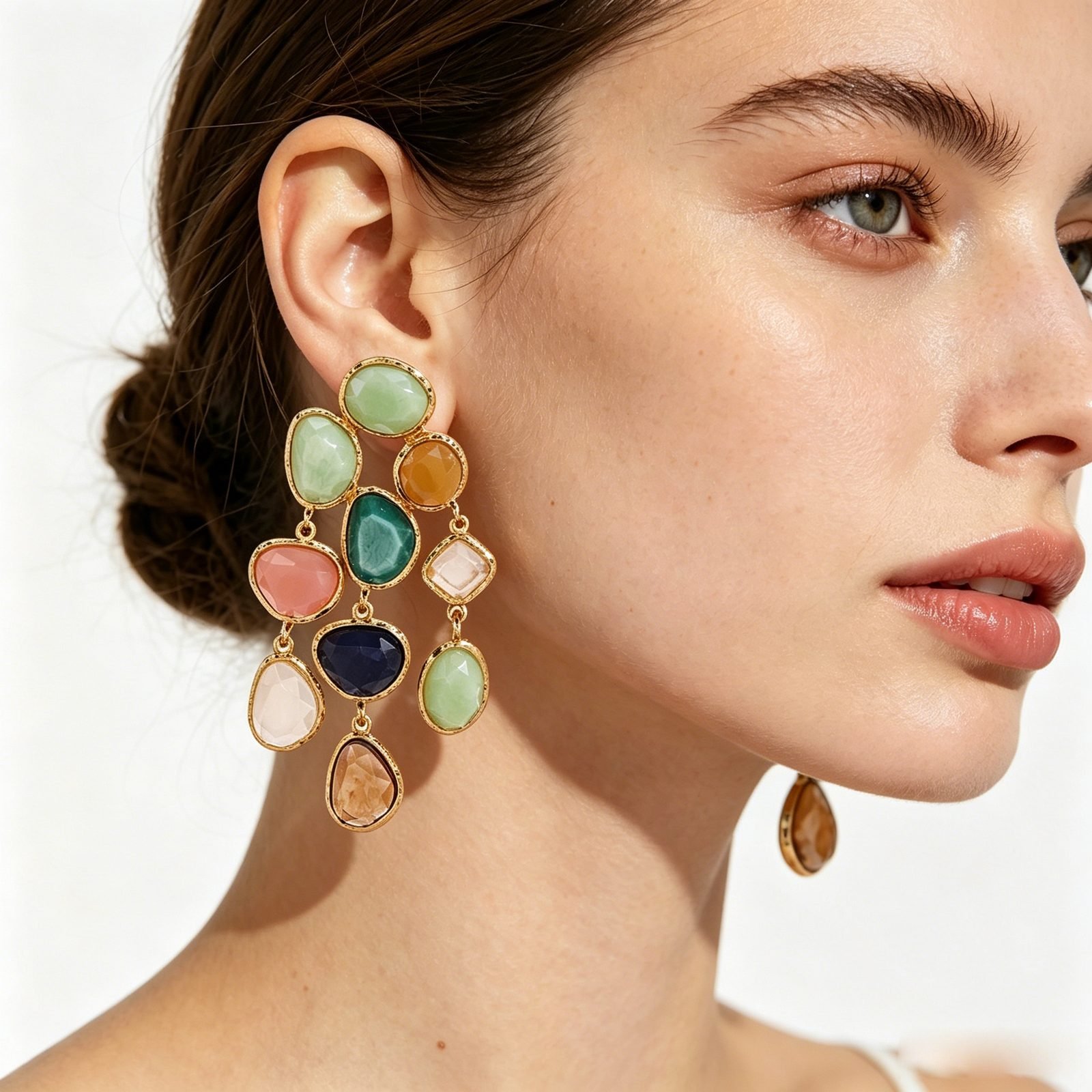 Sculptural Drop Earrings - view 1
