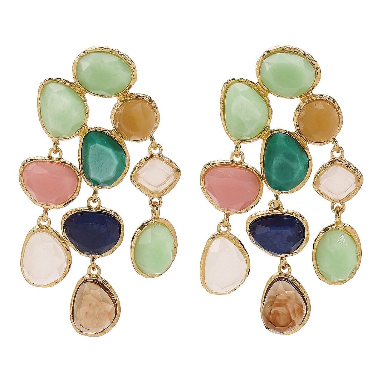 Sculptural Drop Earrings - view 2