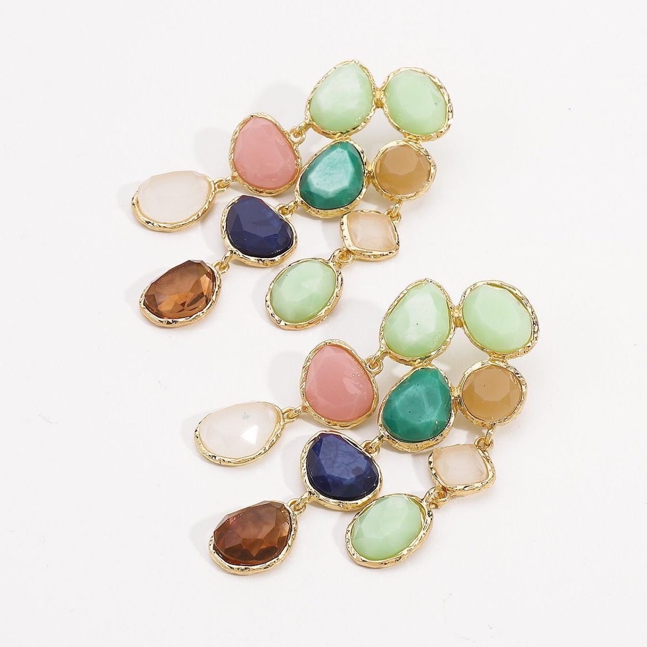 Sculptural Drop Earrings - view 5