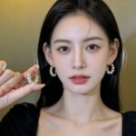 Sculptural Vintage Stud Earrings - view 1