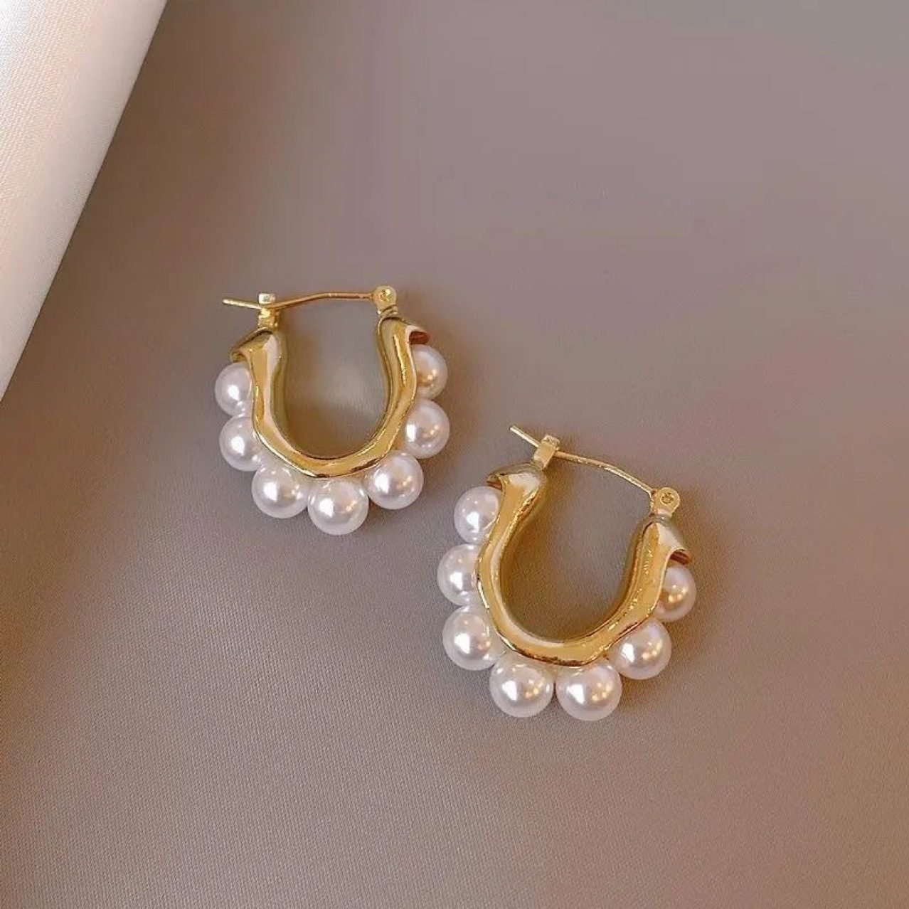 Sculptural Vintage Stud Earrings - view 2