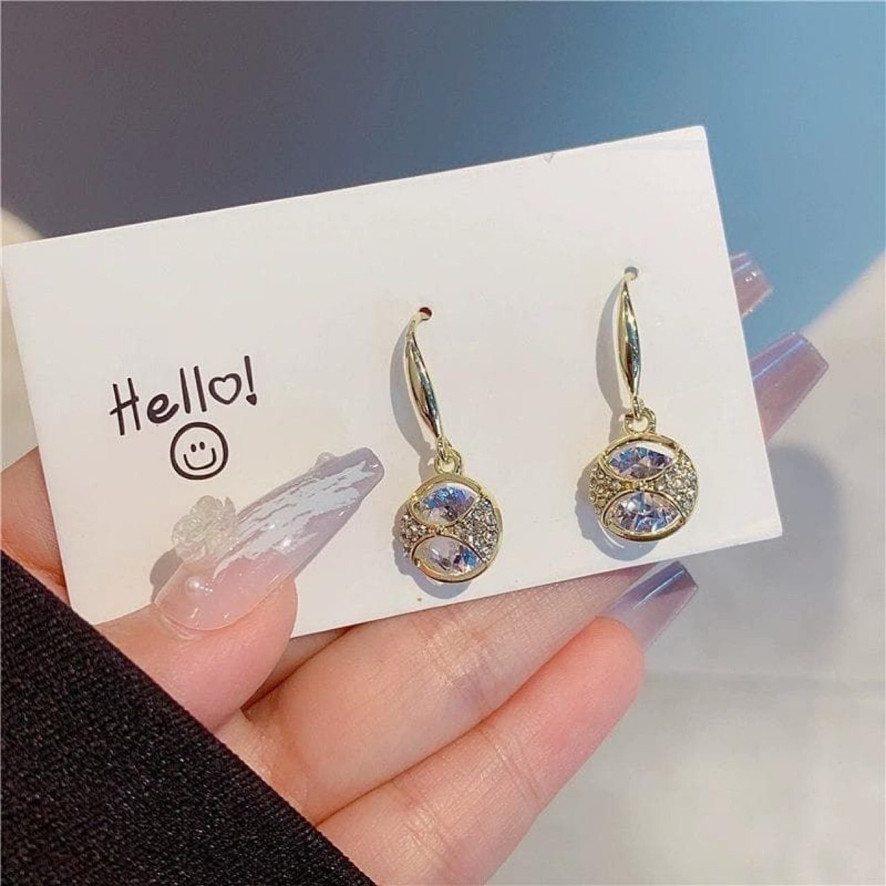 Crystal Earrings No. 111 - view 2