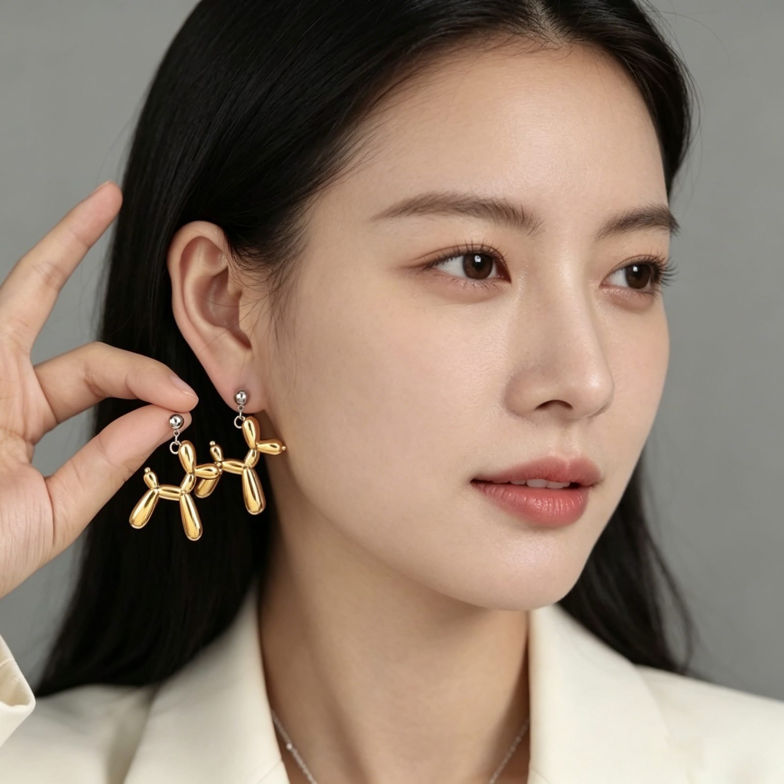 Modern Stud Earrings - view 1