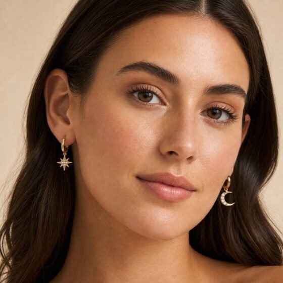 Celestial Drop Earrings - view 1