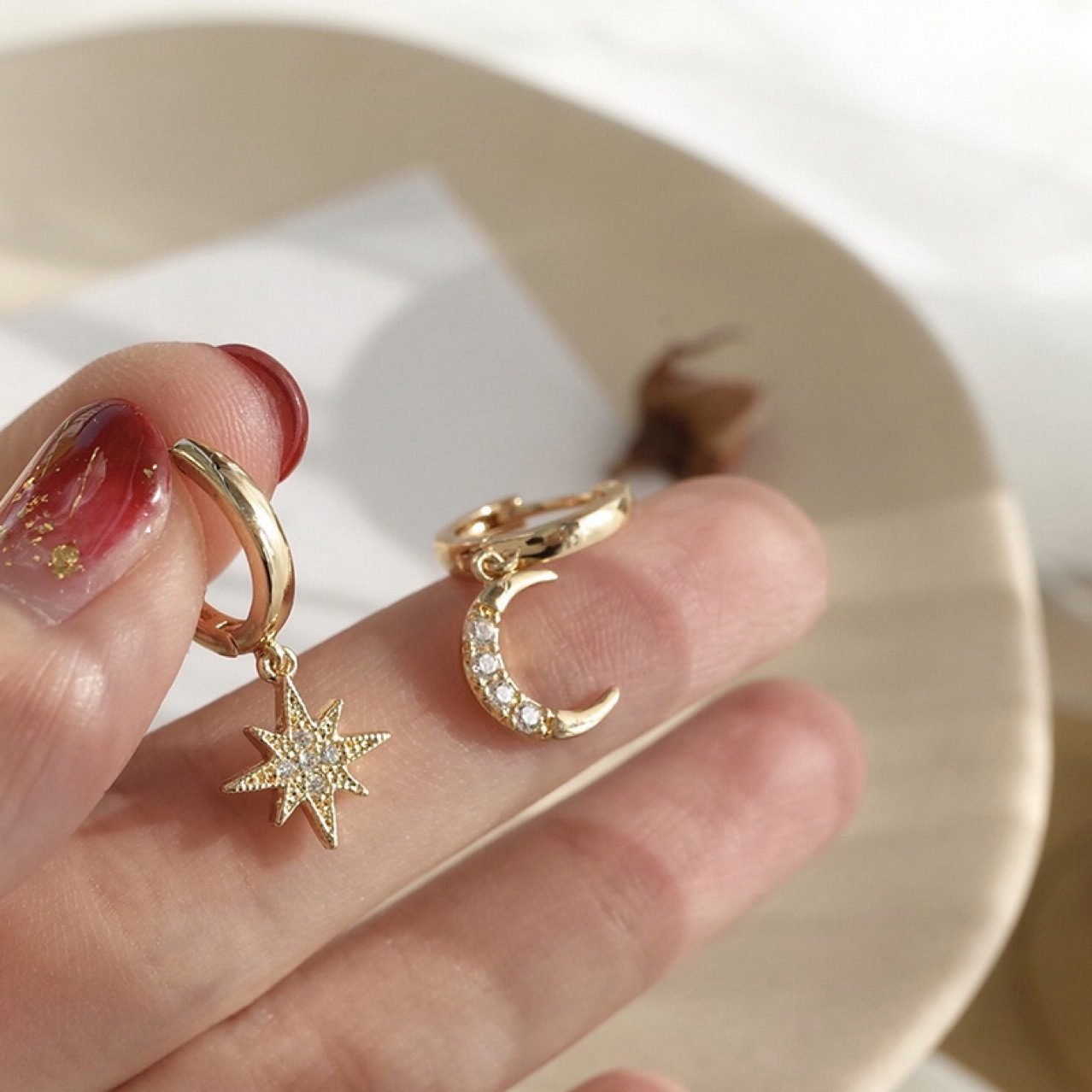 Celestial Drop Earrings - view 2