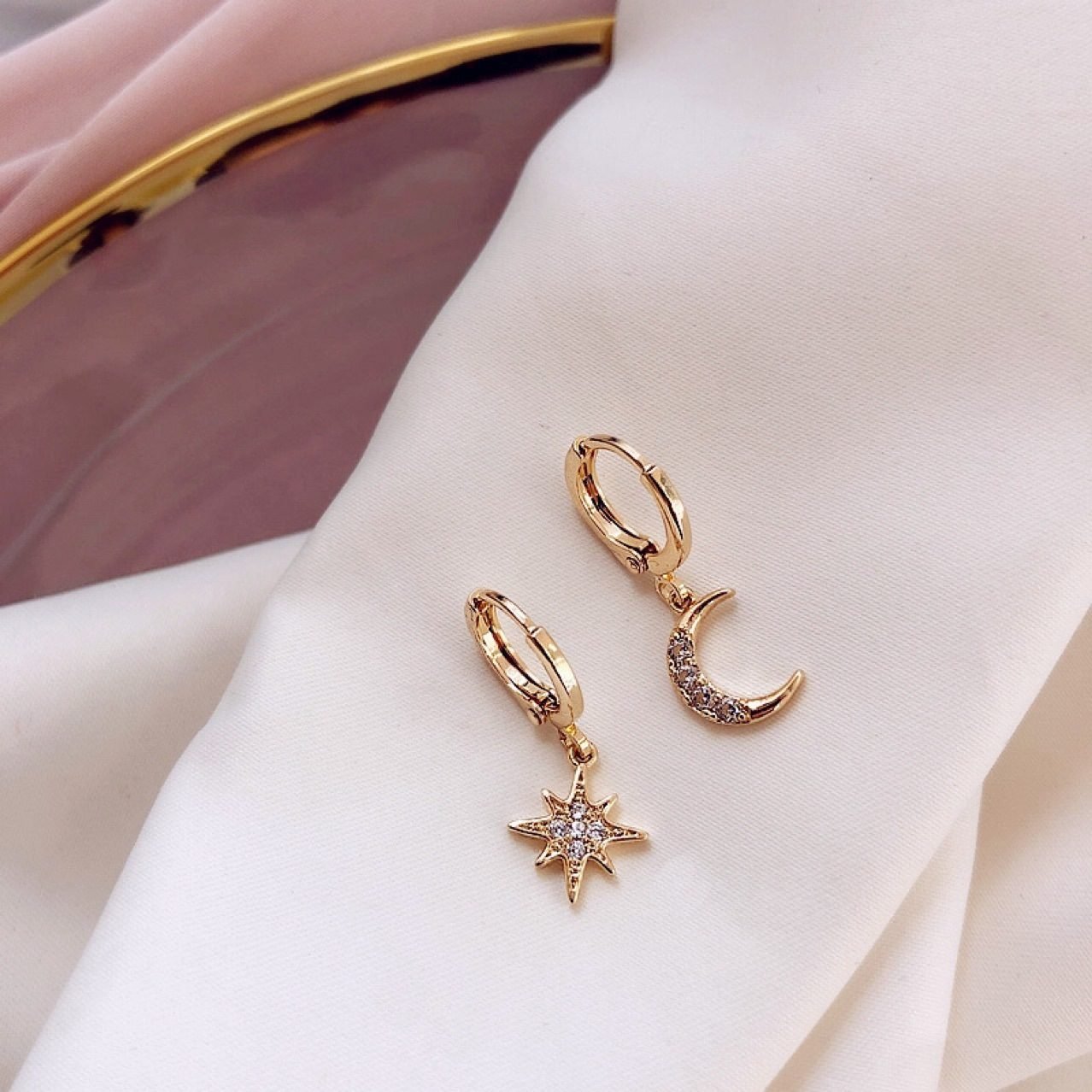 Celestial Drop Earrings - view 3