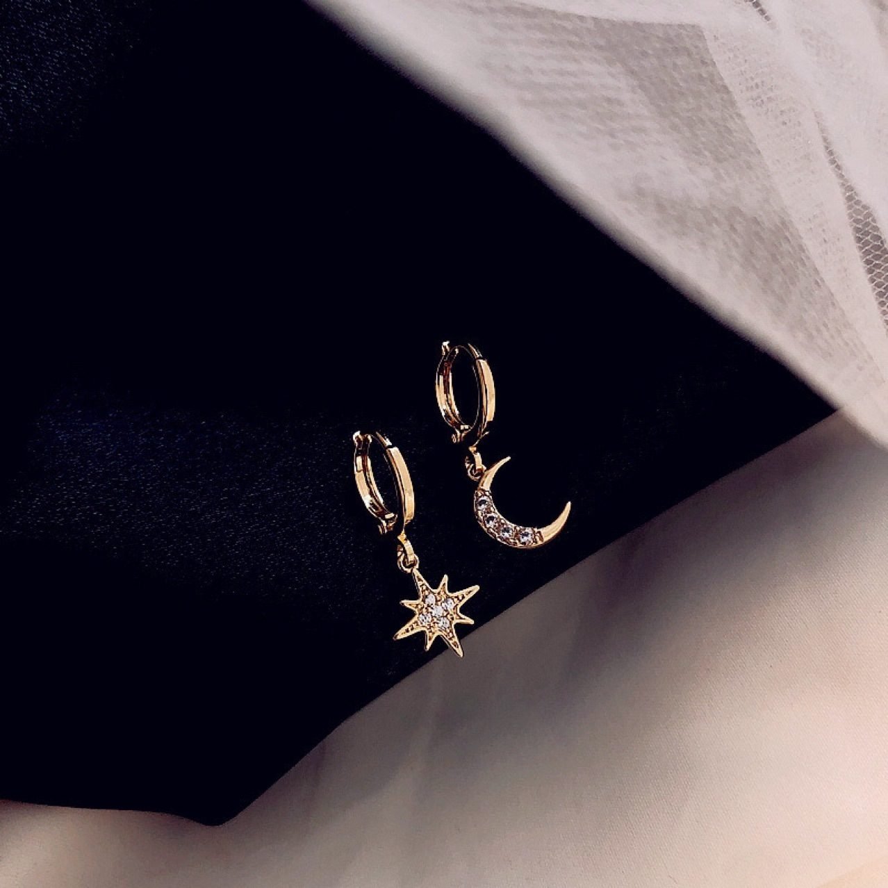 Celestial Drop Earrings - view 4