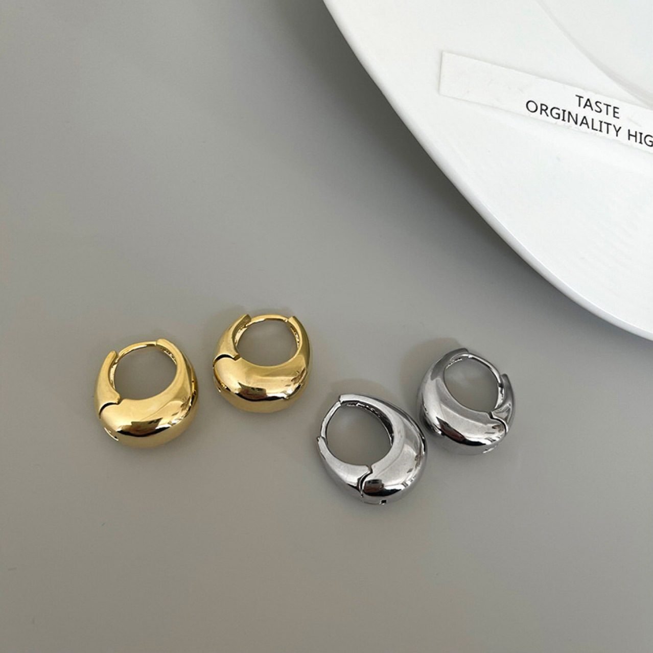 Sculptural Hoop Earrings No. 124 - view 1