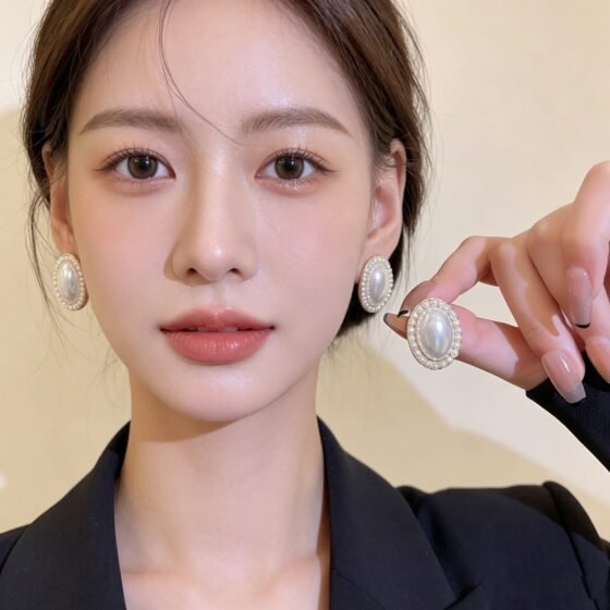 Pearl Vintage Earrings - view 1