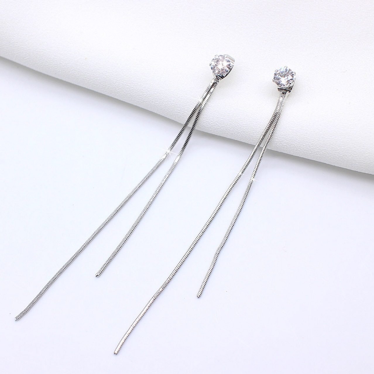 Crystal Drop Earrings No. 131 - view 5
