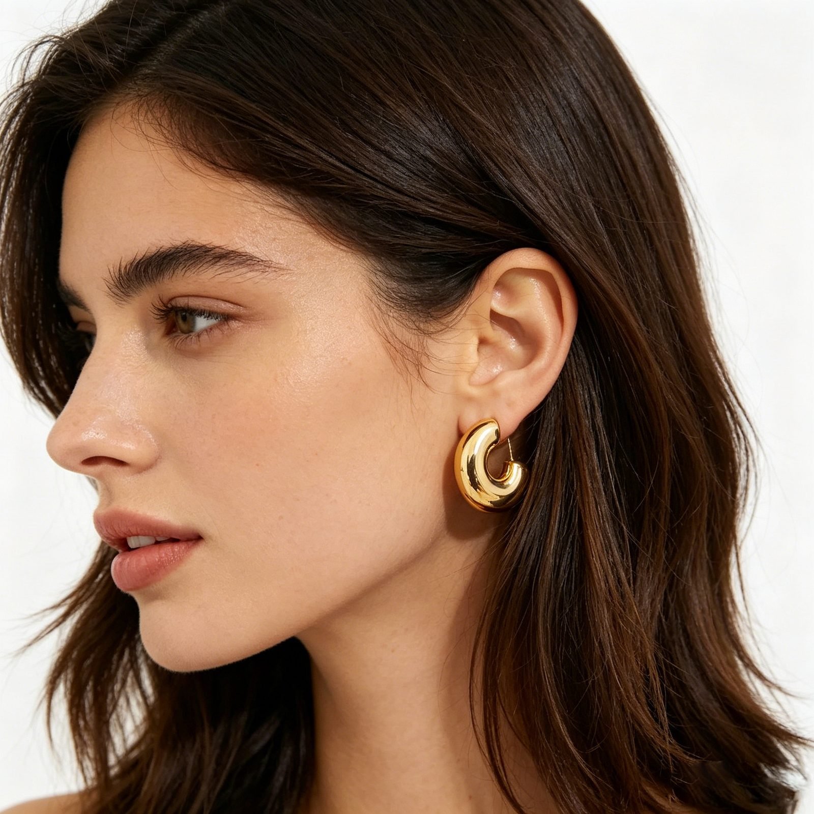 Vintage Hoop Earrings - view 2