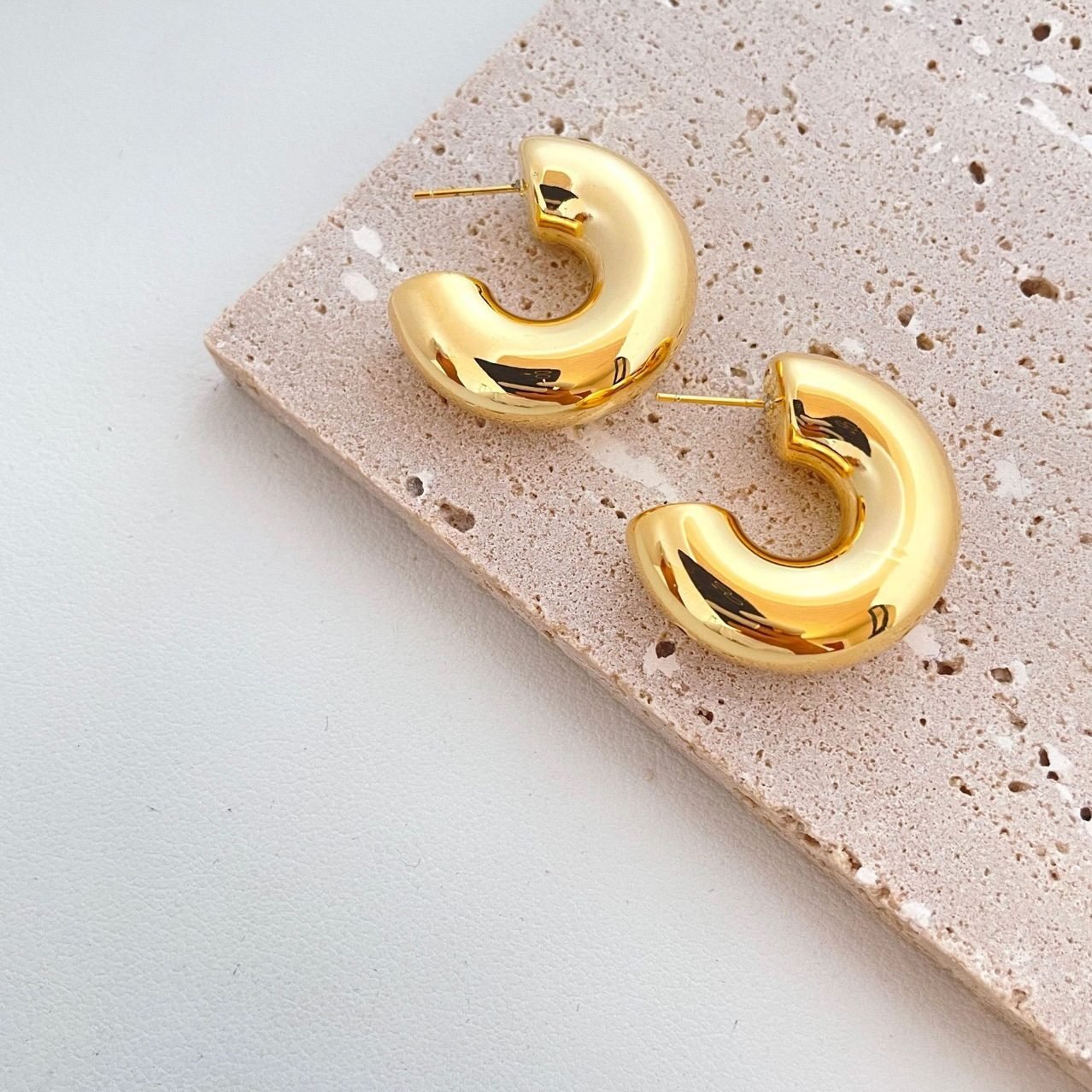 Vintage Hoop Earrings - view 5