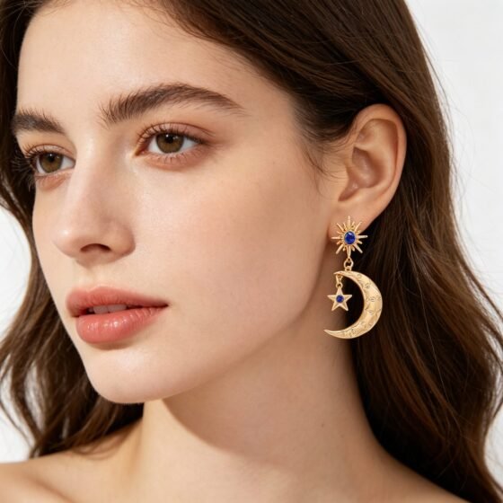 Celestial Drop Earrings No. 147 - view 1