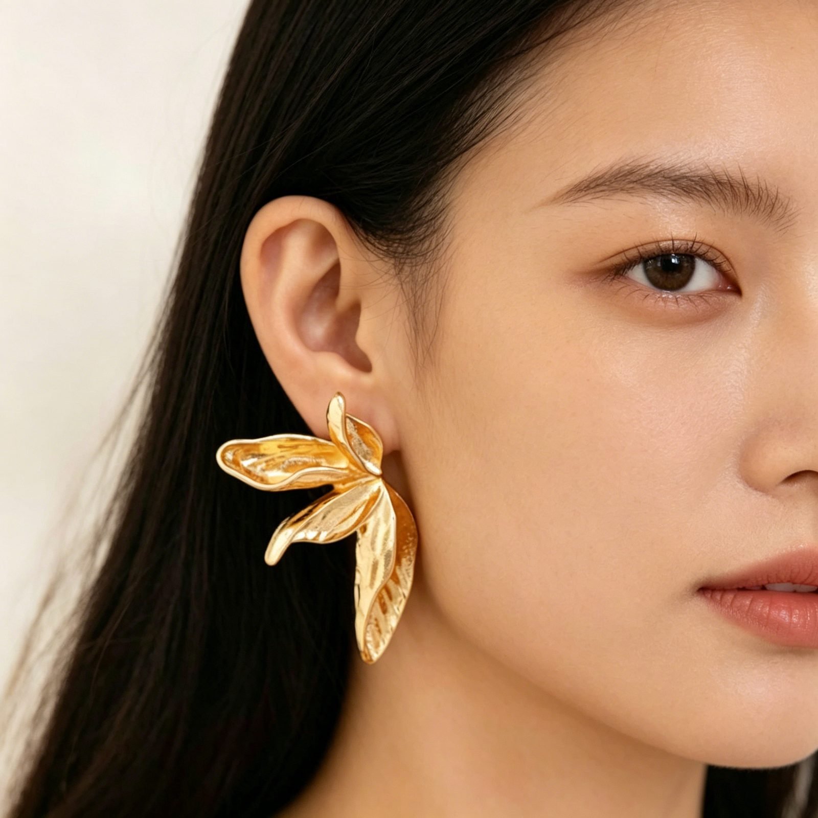 Sculptural Vintage Earrings - view 1