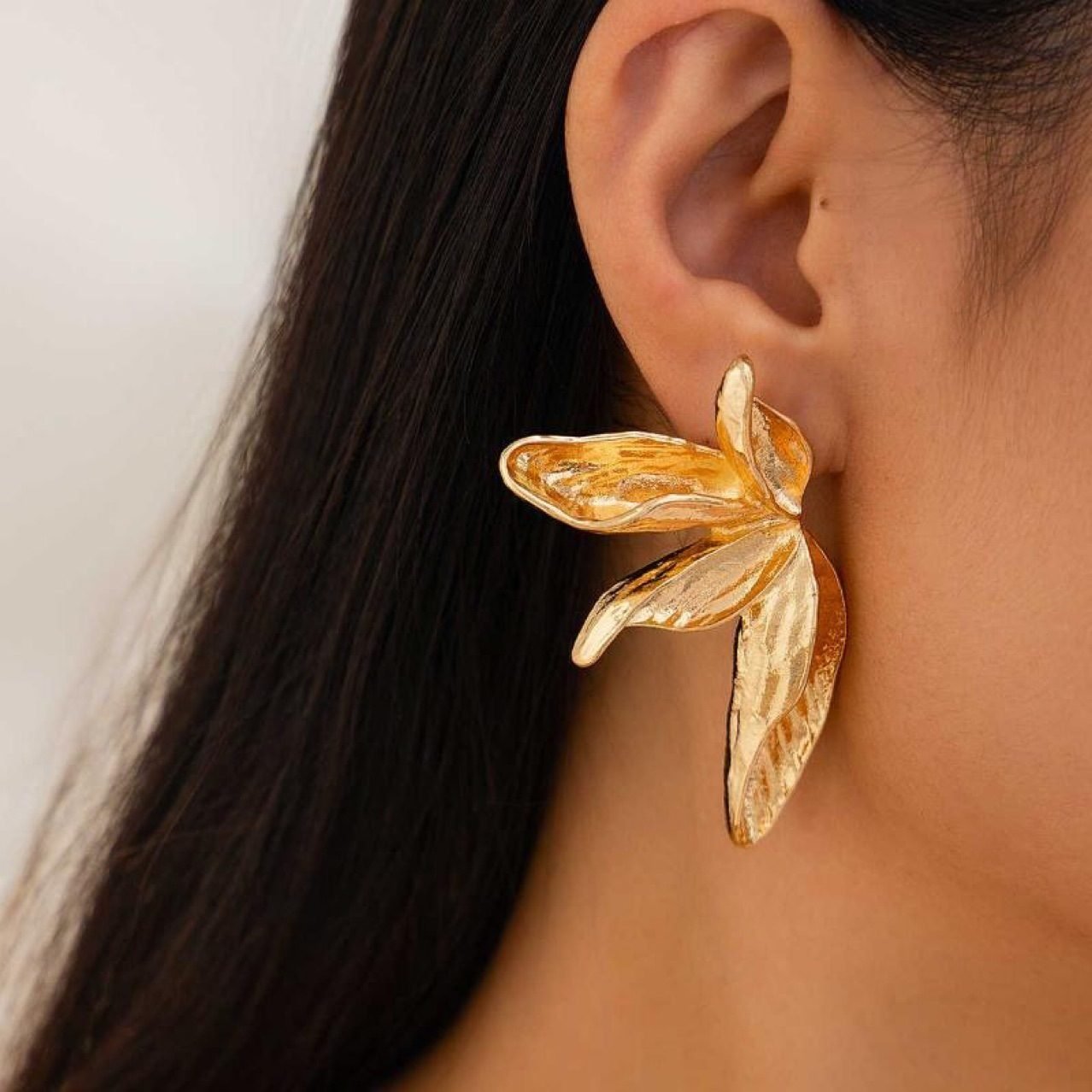Sculptural Vintage Earrings - view 2