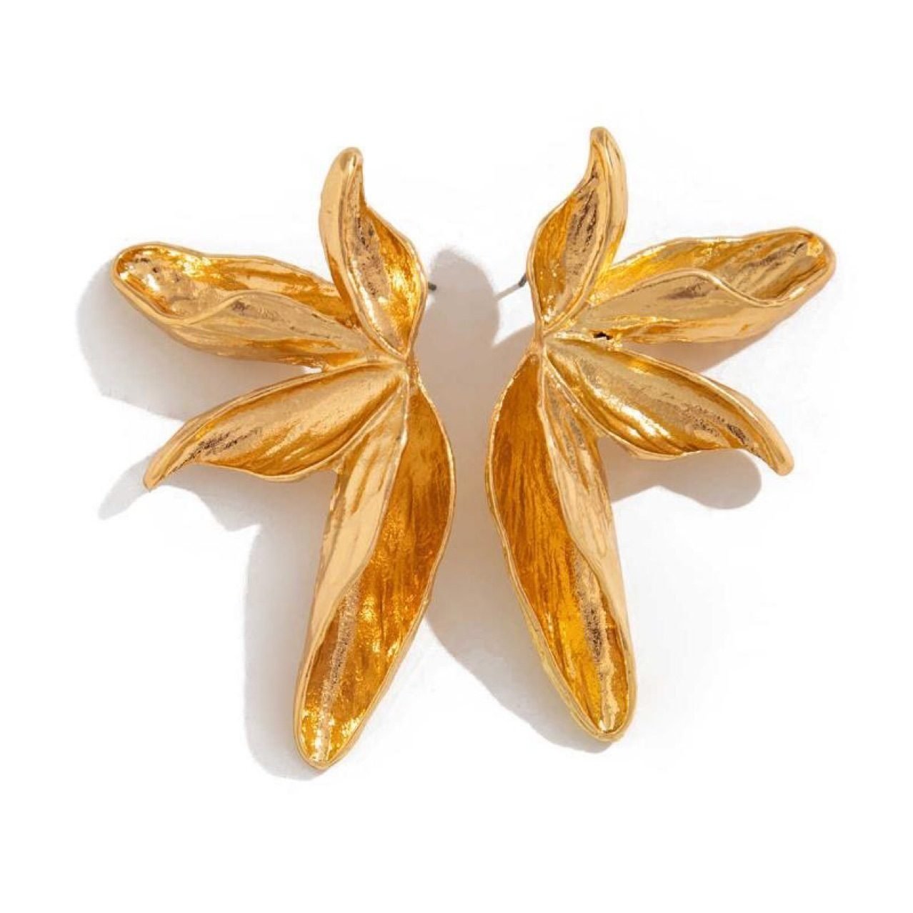 Sculptural Vintage Earrings - view 3