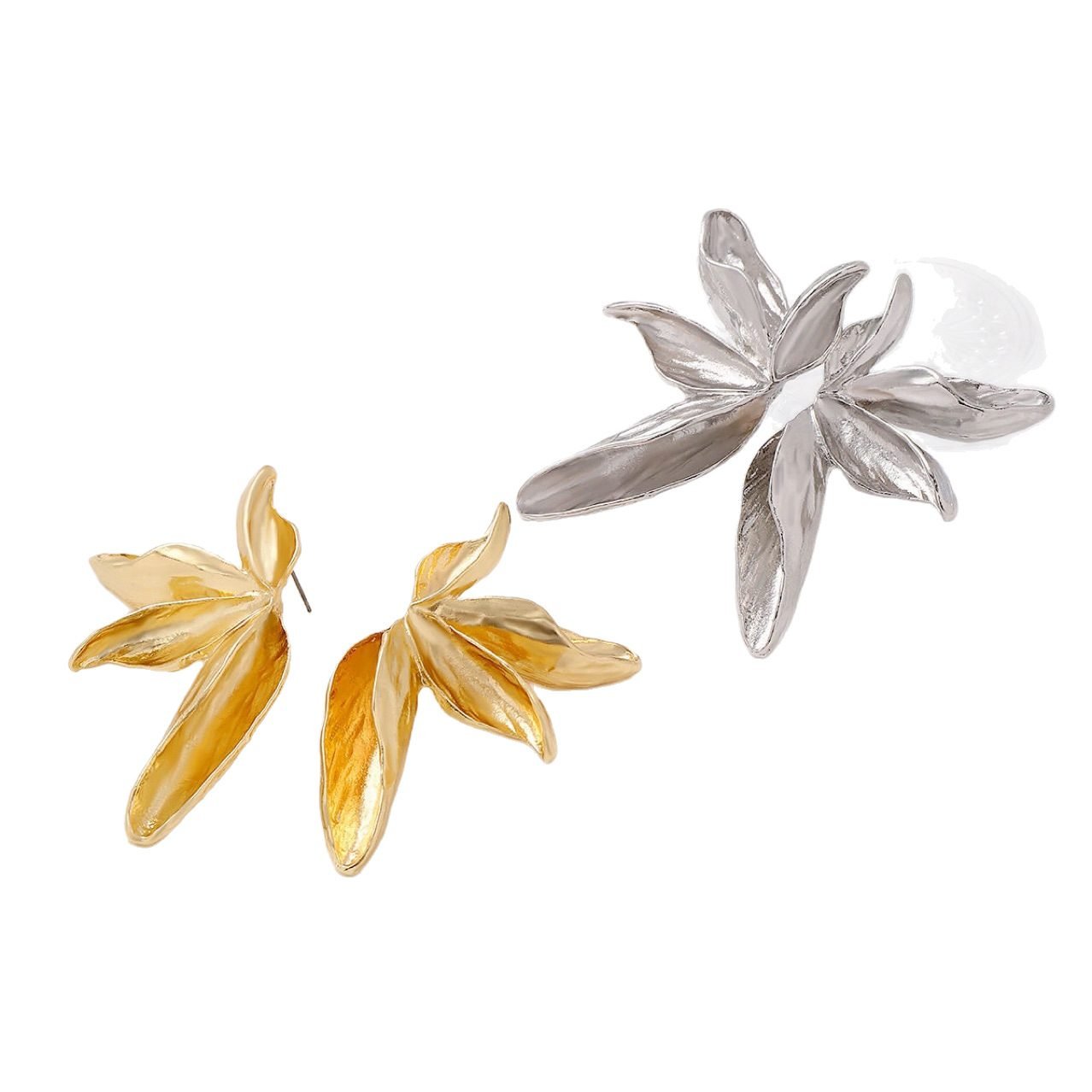 Sculptural Vintage Earrings - view 4