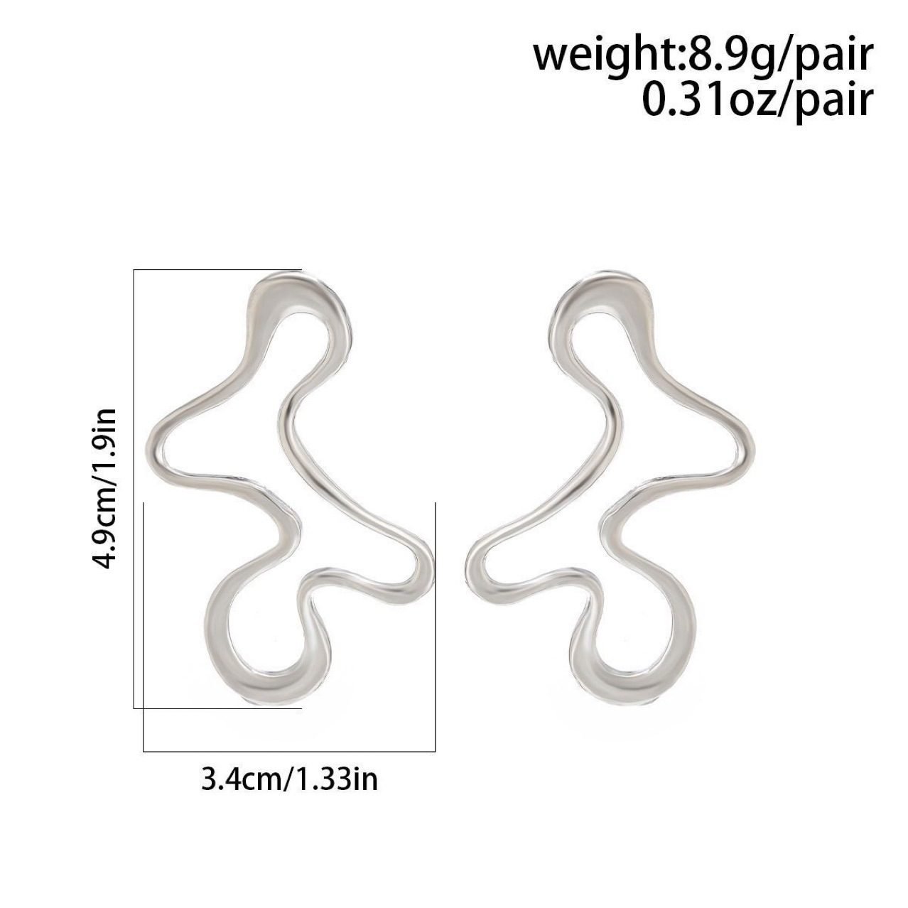Dewdrop Sculptural Stud Earrings - view 5