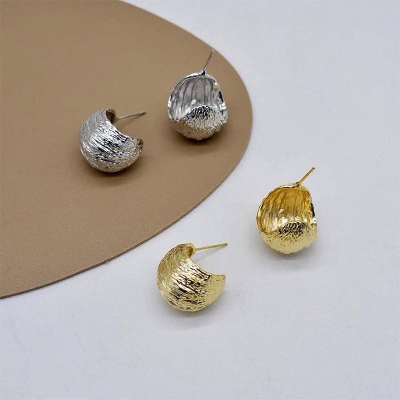 Minimal Hoop Earrings - view 2